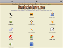Tablet Screenshot of mobi.mendocinodoors.com