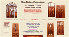 Desktop Screenshot of mendocinodoors.com